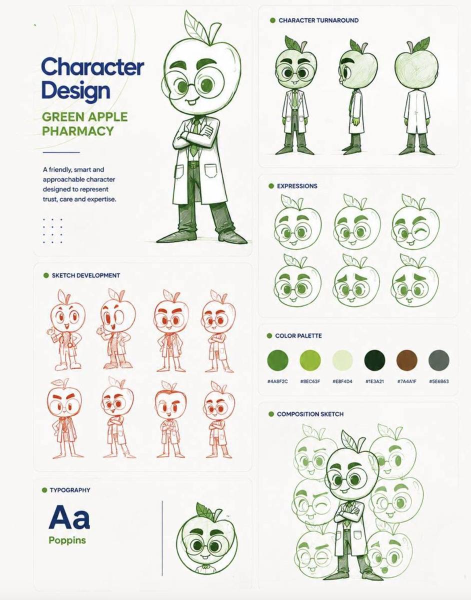 Mascot character sheet